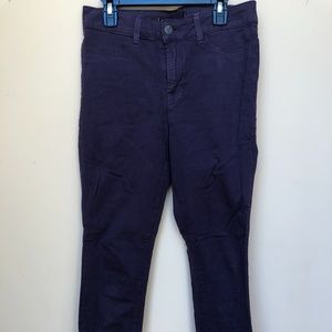 J Brand Major Skinny Jean in Aubergine